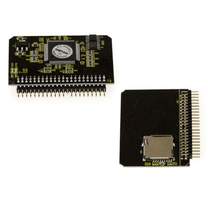 Adaptateur Convertisseur IDE 2.5" 44 pins vers MicroSD MicroSDHC MicroSDXC ou carte TF. Chipset KTC FC1307
