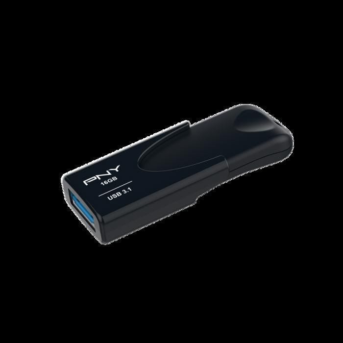 Clé USB - PNY - ATTACHE 4 - 16 Go - USB 3.1 - Noir