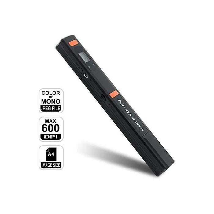 Scanner de poche sans fil jusqu’à 600 DPI avec Slot MicroSD