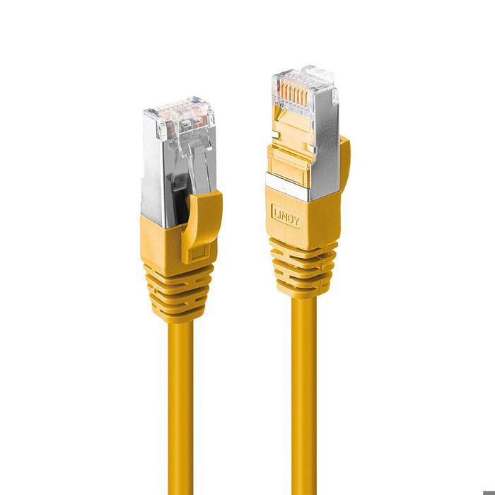 Lindy 5m Cat.6 S/FTP LSZH Kabel, gelb RJ45 Stecker, 250MHz, Kupfer () - 45984