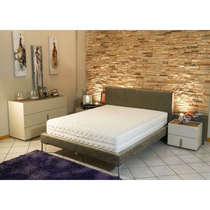 Literie -Matelas 180x200 cm epaisseur 20 cm Ferme Oreiller Visco Alse - Spcial Sommier Electrique - Dhoussable Housse Lavable - 7...