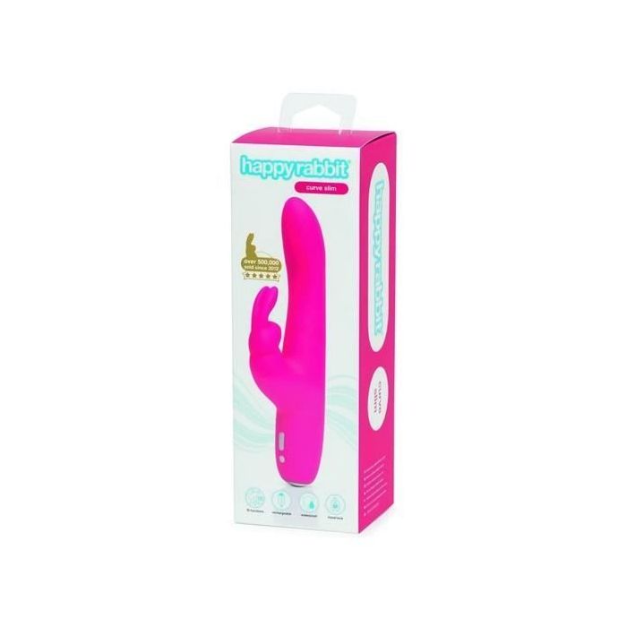 Vibreur Lapin Slimline Curve Happy Rabbit 05855
