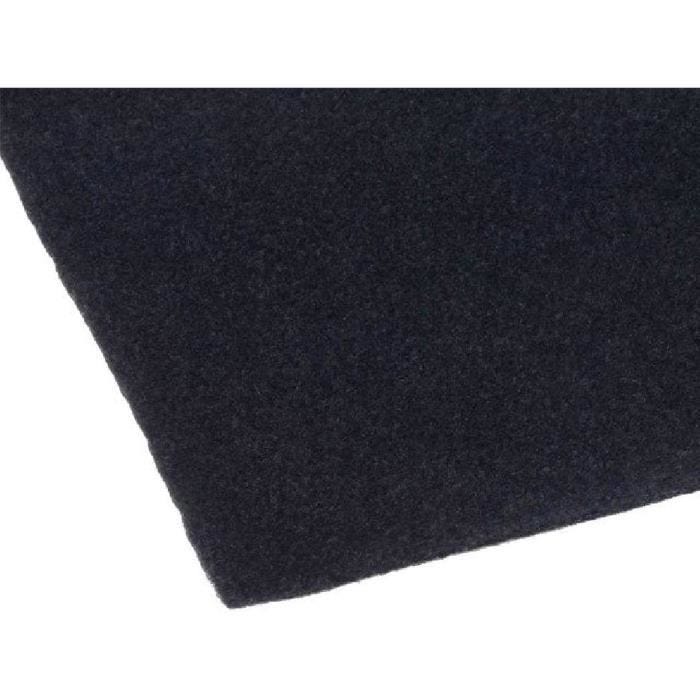 Tissu acoustique 1.4x0.7m noir adhesive - ADNAuto