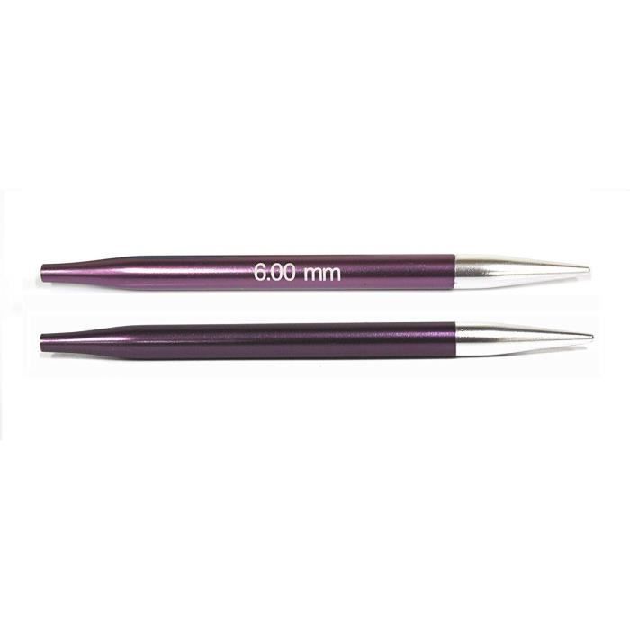 KnitPro Zing spécial interchangeables à Tricoter circulaires, Aluminium, Multicolore, 6 mm - KP47527