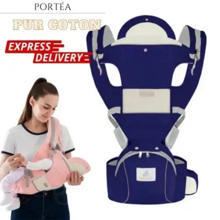 Porte bébé Portéa - BLEU