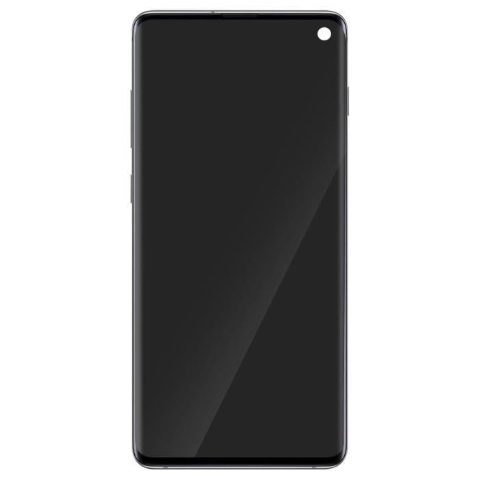 Bloc Complet pour Samsung Galaxy S10 LCD + Vitre Tactile + Châssis Samsung Argent