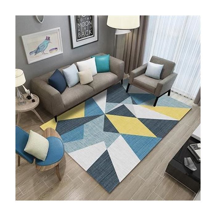 UNI Tapis de Salon ou Chambre Microfibre 160x230cm