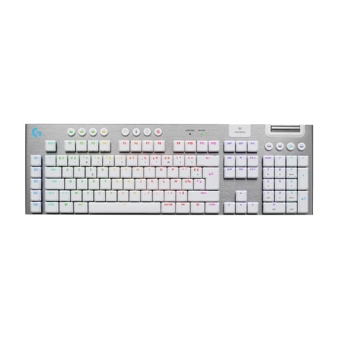 Clavier gamer - sans fil - Logitech G - G915 TKL X - Switch tactile - AZERTY - Blanc
