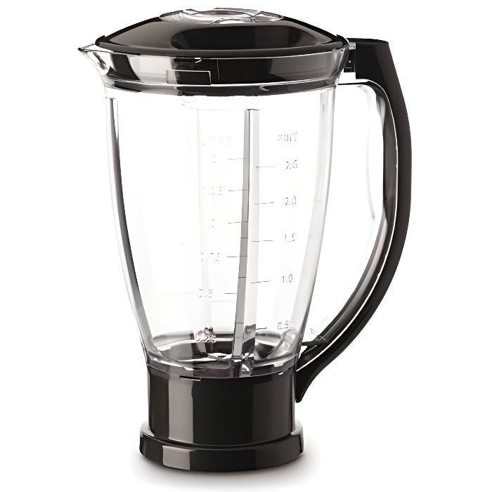Mixeur Moulinex Bol Blender XF634BB1 pour Masterchef Gourmet - Plastique 1,5L Lames Démontables
