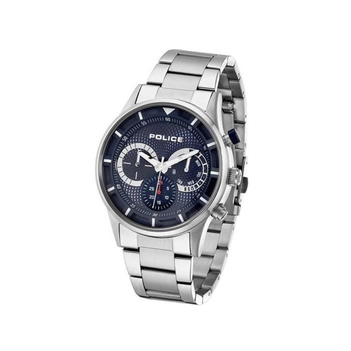 Montre Homme - Police - 14383JS-03M - Quartz - Chronographe - Acier inoxydable argenté