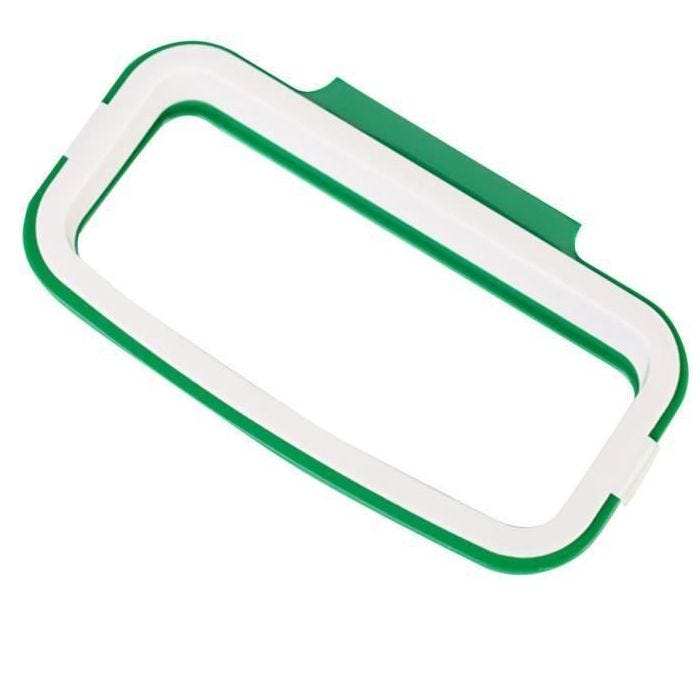 Armoire de cuisine suspendue Porte Trash Rack style de rangement Sacs poubelle vert