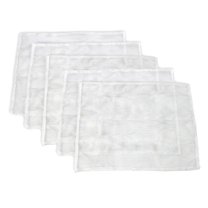 5 sacs de Filtration pour Presses à Fruit 6L KuKoo - Retient les pépins, la pulpe et autres - Lavable & Réutilisable
