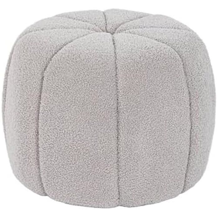 Repose-pieds - DKD Home Decor - Standard - Gris - 50 x 38 x 50 cm - Pour salon