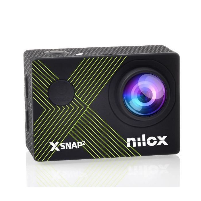Caméra d'action - Nilox - X-snap2 - 4K - 8MP - Écran LCD 2''