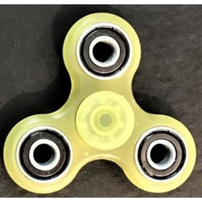hand Spinner jaune en ABS Phosphorescent - CestMoiLaPlusBelle Jaune