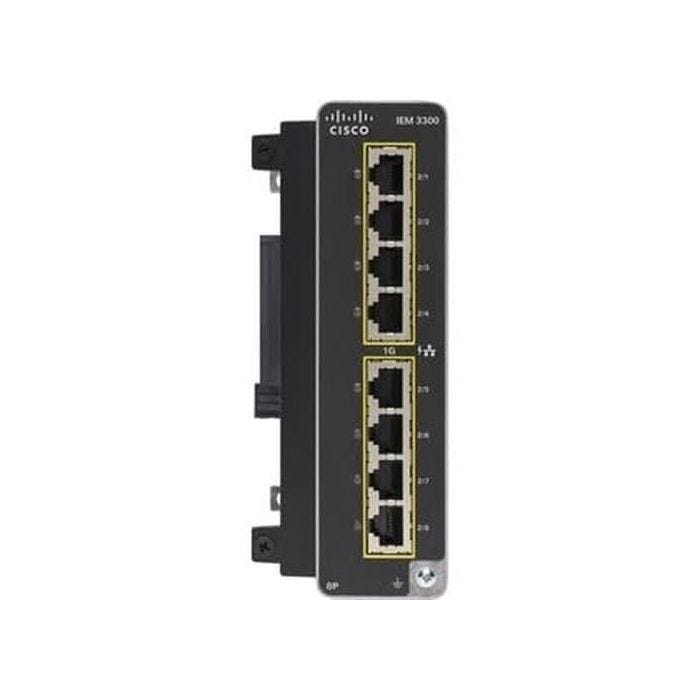 Switch - CISCO - Catalyst IE3300 - 8 GE Copper - PoE+ - Expansion module