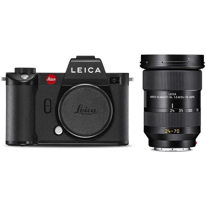 Appareil photo hybride Leica SL2 + SL 24 70 f 2.8 ASPH Noir