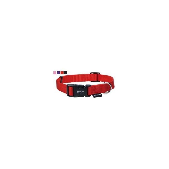Collar Nylon Liso Ajustable (Mo, Ne, Rj, Ro) Large
