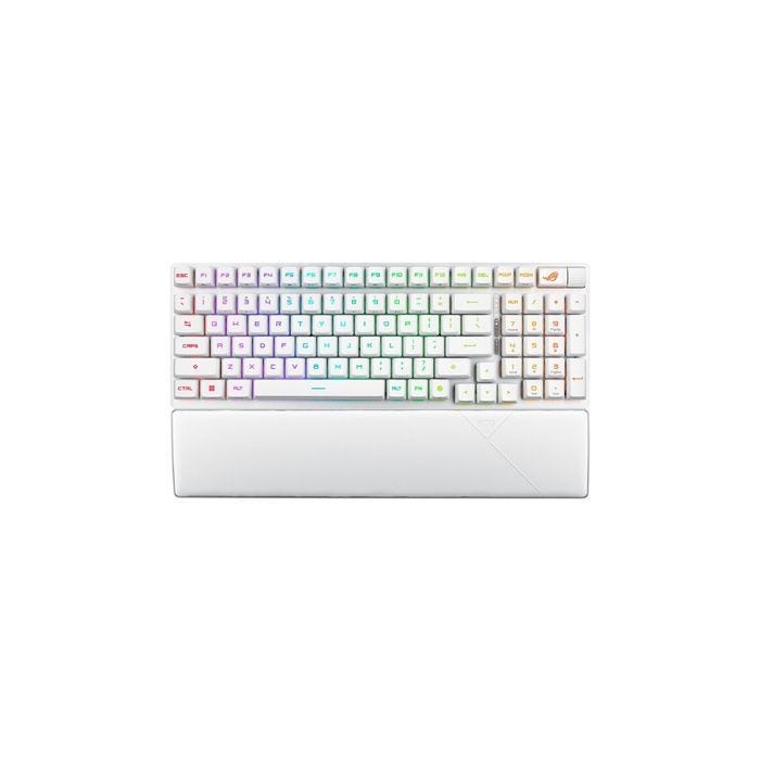 Clavier - Asus - ROG Strix Scope II 96 RX Wireless - Blanc - ROG RX Optique - Bluetooth 5.1