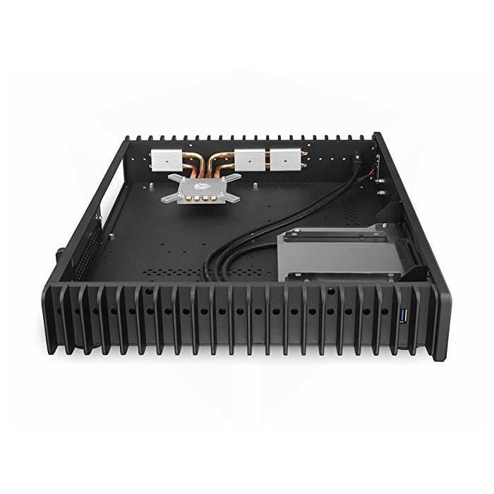 Streacom ST-FC5B Alpha Fanless HTPC Alu-Gehause - schwarz 0,000000 Noir