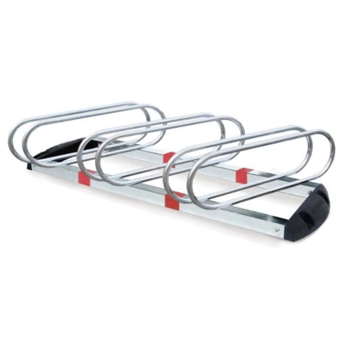 Râtelier velos premium 3 places a inclinées a 60 , Lot de 12 pièces.