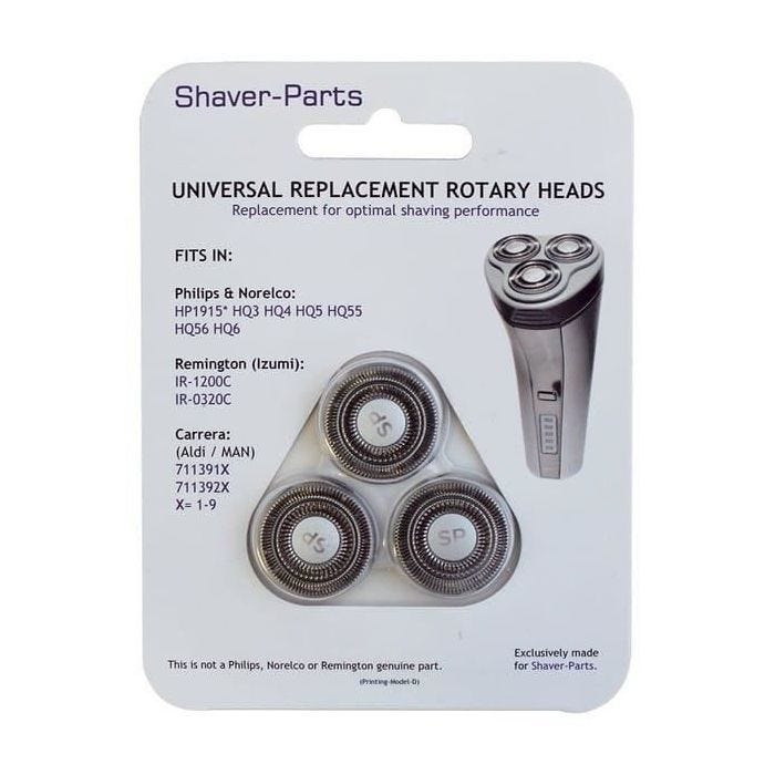 Tete hq56 par 3 adaptable pour Rasoir Philips - 3665392378884