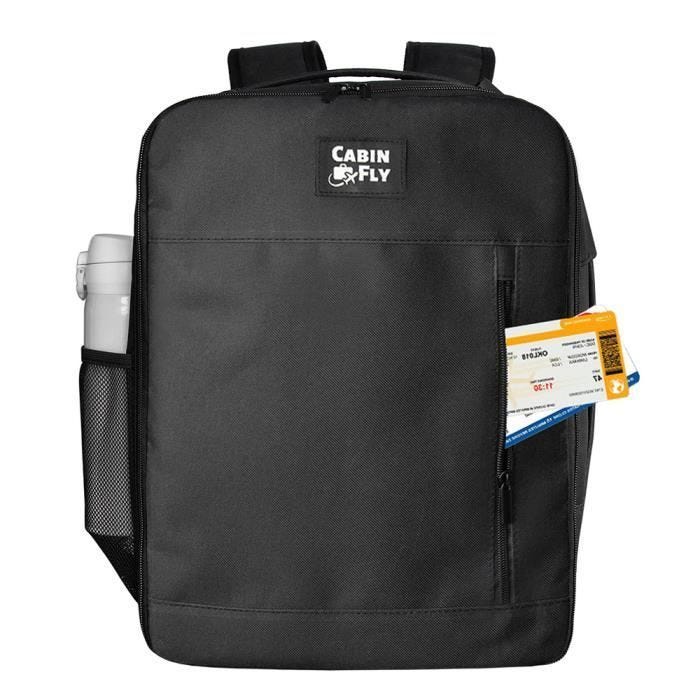 CabinFly Pacemaker Wizzair Sac à dos 40x30x20 cm Transavia Vueling Sac Noir