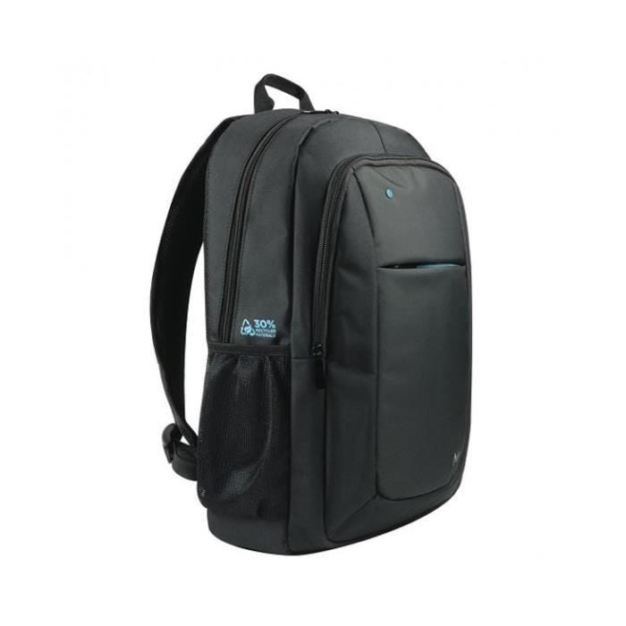Mobilis THE ONE Recycled - Sac à dos pour ordinateur portable - zip bleu - 30% recyclé - 14" - 15.6"