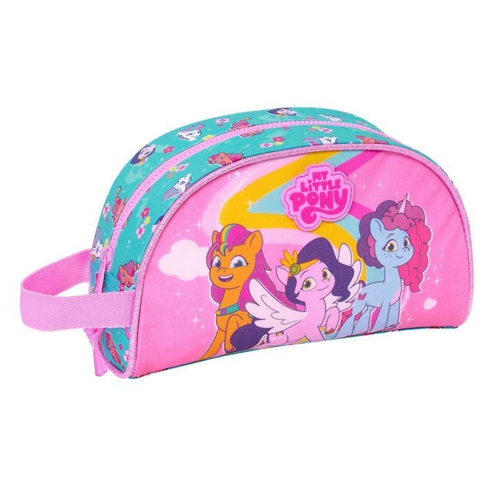Trousse - Educa Borras - My Little Pony Magic - Souple - Zippée - Rose