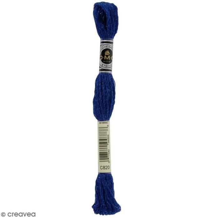 Fil à broder DMC Mouliné Etoile - Echevette 8 m Coloris C820