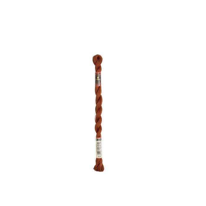 Fil - DMC - Coton Perlé Small N8 - Couleur 433 - 100% coton - 25 mètres
