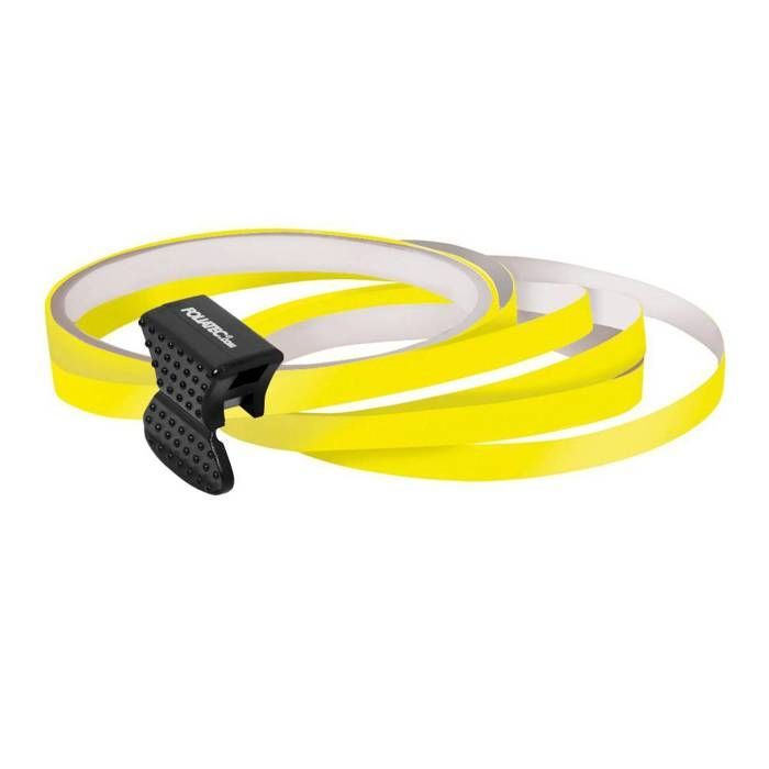 Liserets pour jantes - FOLIATEC - FT34389 - Jaune - Outil applicateur inclus - x4 rouleaux