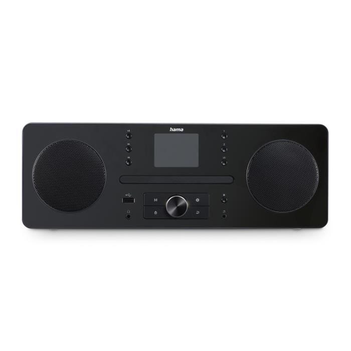 RADIO NUMÉRIQUE ''DR1560CBT'', DAB+-FM-CD-BLUETOOTH® RX, NOIR HAMA