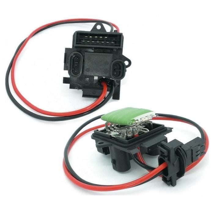 Résistance de chauffage UNIVCAR - Nissan Primastar Opel Vivaro Renault Trafic 2 - 7701050325 4409452 - Noir