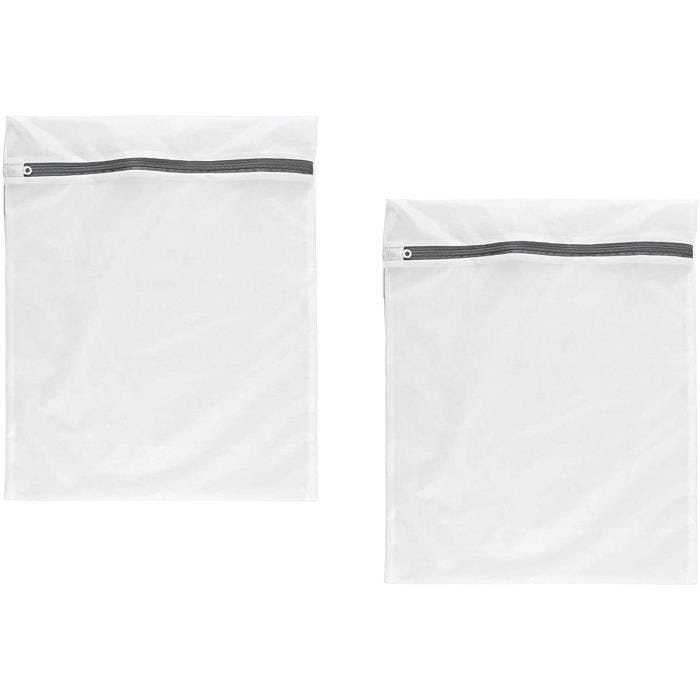 NOVAGO 2 Filets de Lavage, sac de lavage , Blanc, taille M (40x50 cm)