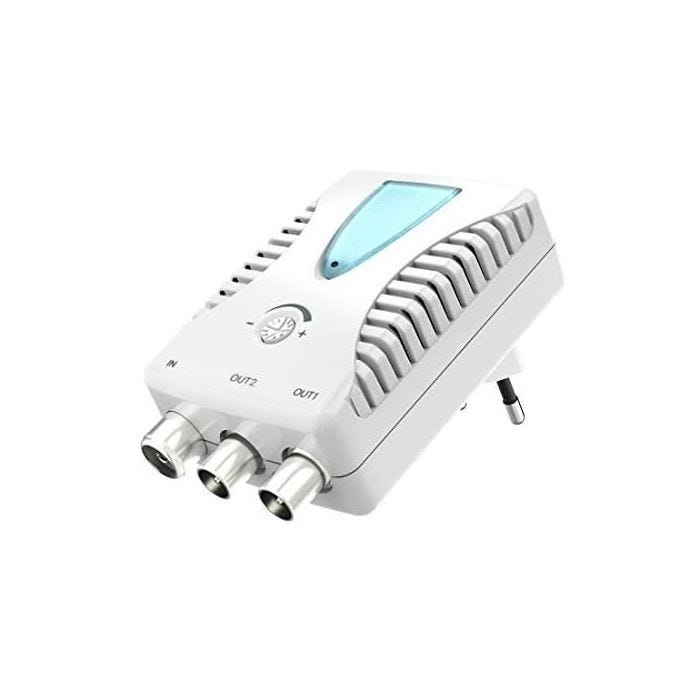 AMPLIFICATEUR LARGE BANDE-CATV POUR 2 APPAREILS HAMA