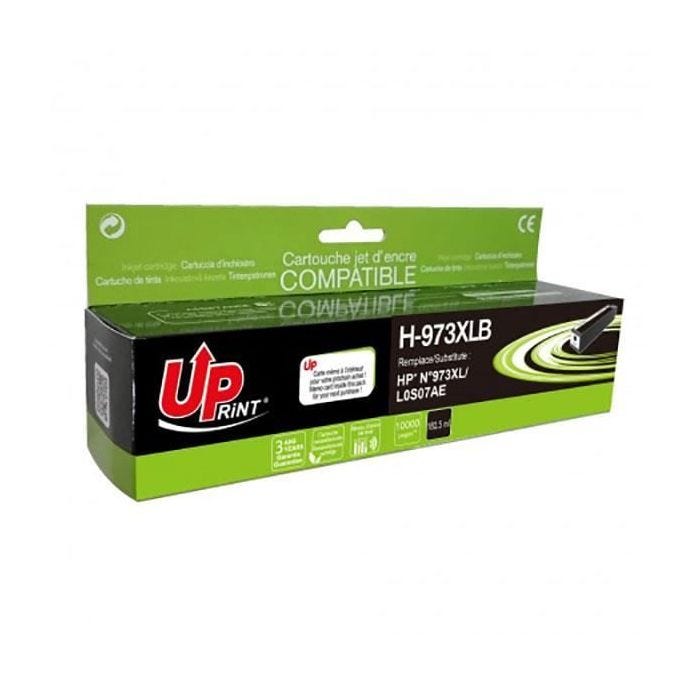 Cartouche d'encre UPrint H-973XLB BK compatible HP L0S07AE - Noir - Jet d'encre