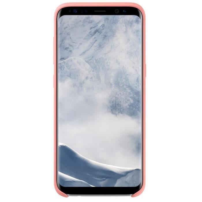 Samsung Coque Silicone S8+ Rose