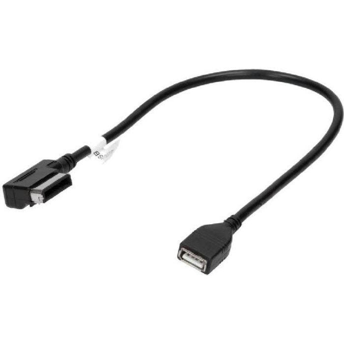 Adaptateur USB MMI 3G - Audi/Seat/Skoda/VW - Noir - Universel - 2008