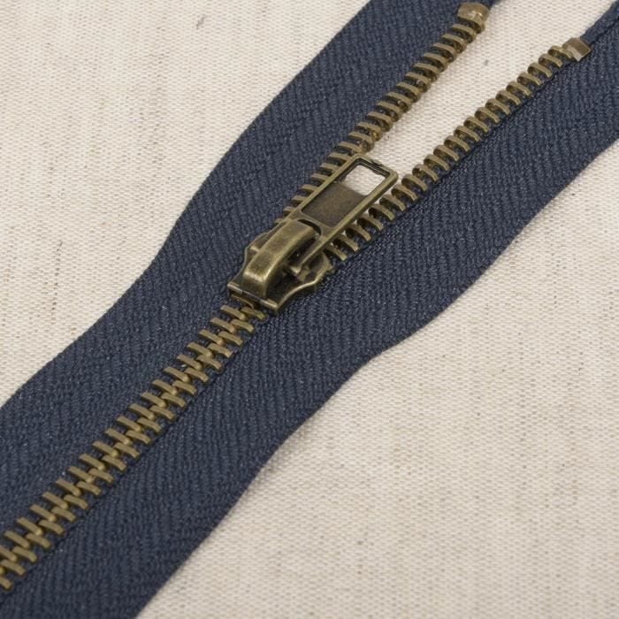Fermeture en métal séparable - MDC - n°5 - 95 cm - Bleu marine - Durable et résistant