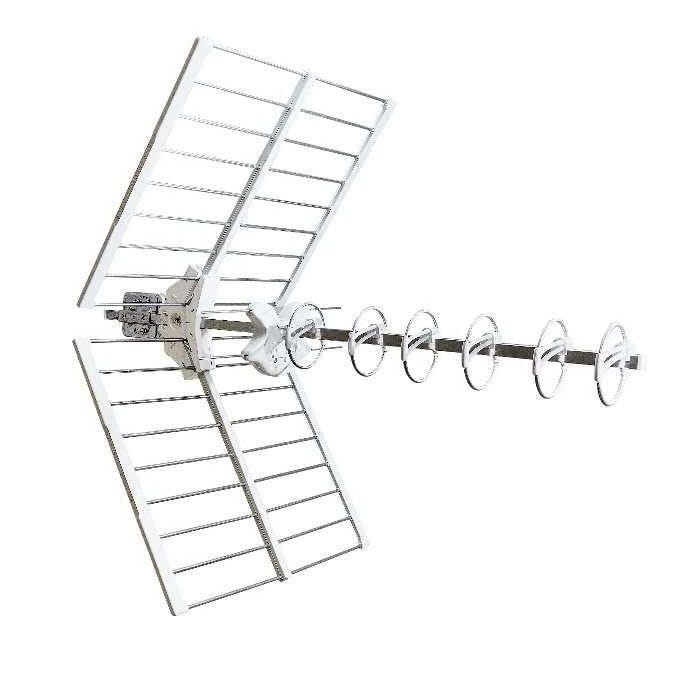 Antenne UHF Fracarro Sigma X 700 - Gain élevé 15 dBi, Filtre LTE 700 intégré, Polarisation H ou V, 470 – 694 MHz