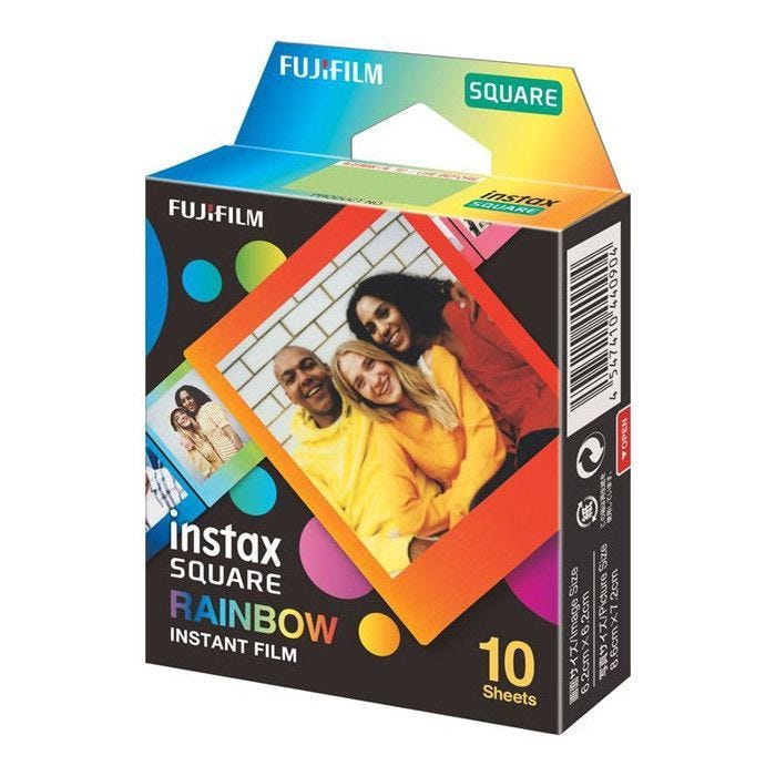 Fujifilm instax square sq10/sq6/sq1 rainbow (10 poses)