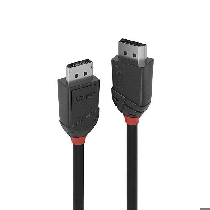 LINDY Câble DisplayPort 1.2 - Black Line - 0.5m