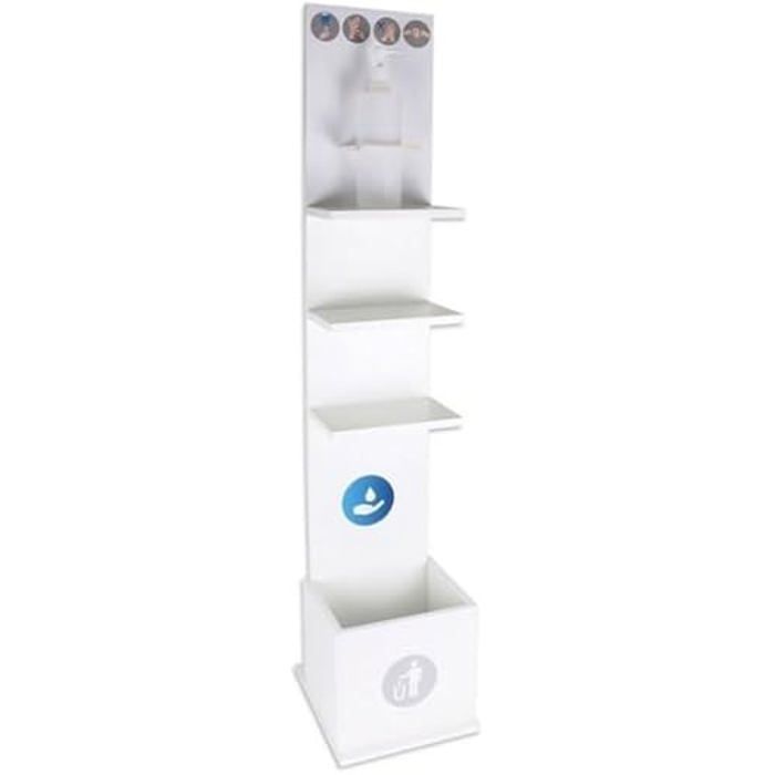 Étagère distributeur - BIGBUY HOME - 32 x 28 x 140 cm - Meuble de salon - Montage facile - Installation au sol