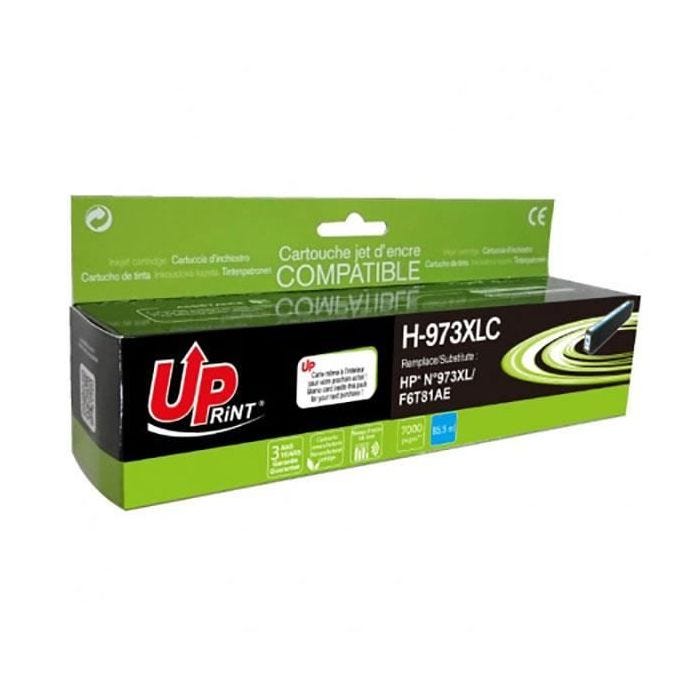 Cartouche d'encre UPrint H-973XLC C compatible HP - Cyan - Jusqu'à 7000 pages
