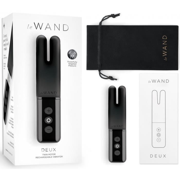 Stimulateur Clitoridien USB Le Wand Deux Noir - mixte / adulte