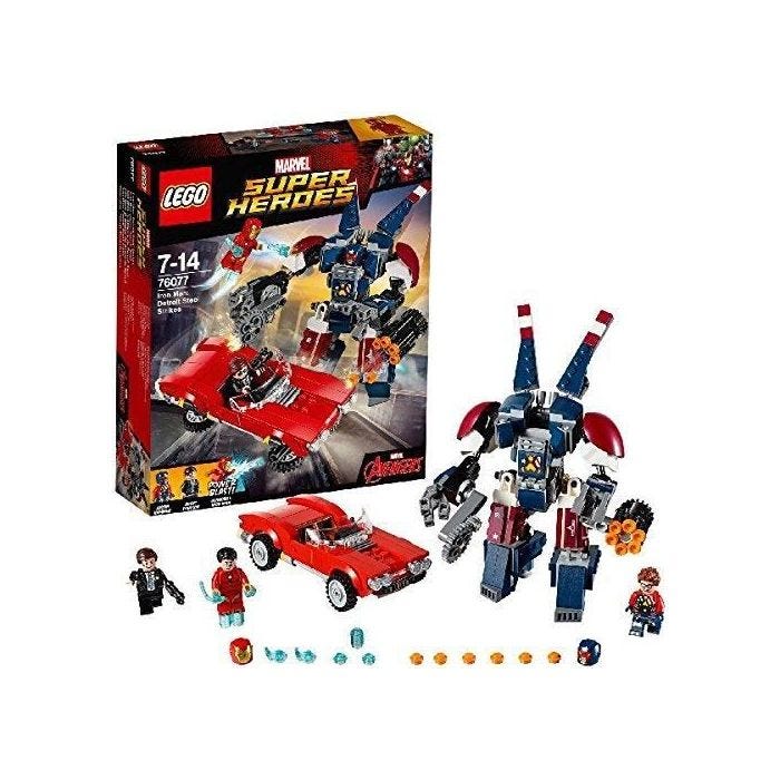 Jouet de construction LEGO - Iron Man Detroit Steel Strikes - 136 pièces - 8 ans et plus