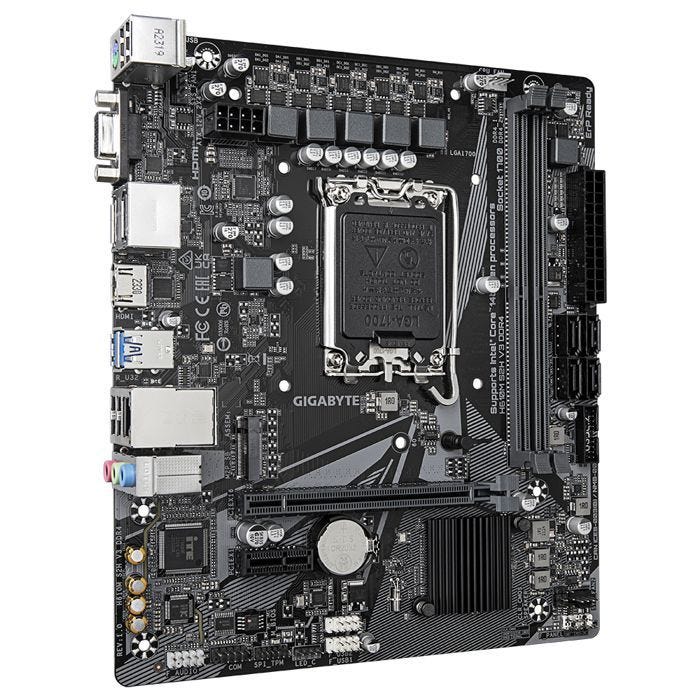 Carte mère - Gigabyte - H610M S2H V3 - DDR4 - Micro ATX - 64 Go RAM max