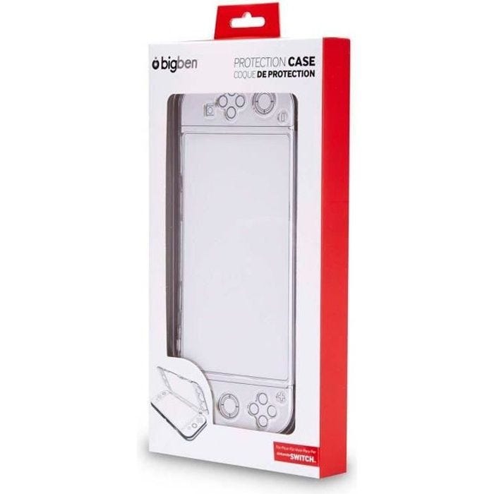 Coque de protection pour Nintendo Switch en polycarbonate transparent