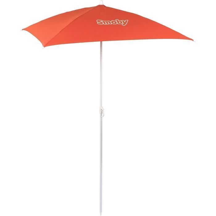 Smoby - Parasol pour tables pique-nique - 80 x 90 cm - Rouge